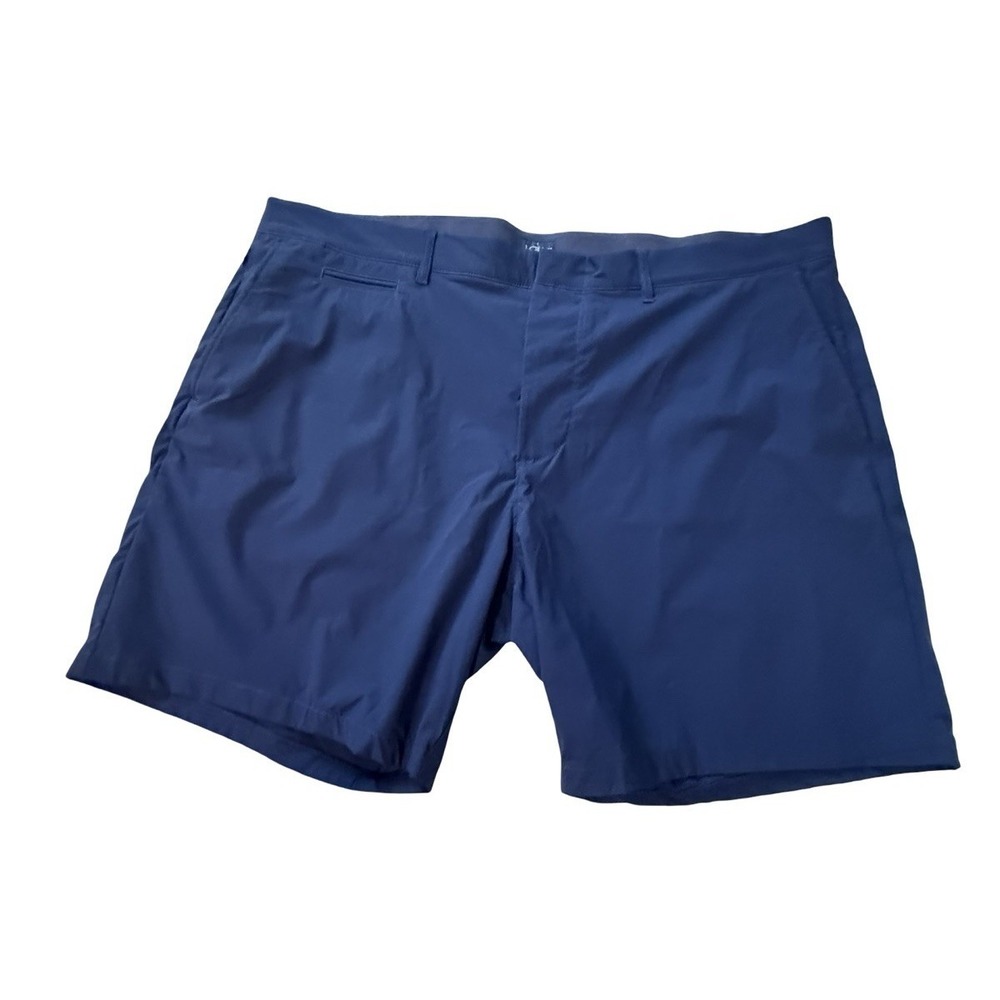 J Crew Tech Shorts 7" Chino Navy Travel Golf Preppy Hybrid Summer Stretch 42 UPF